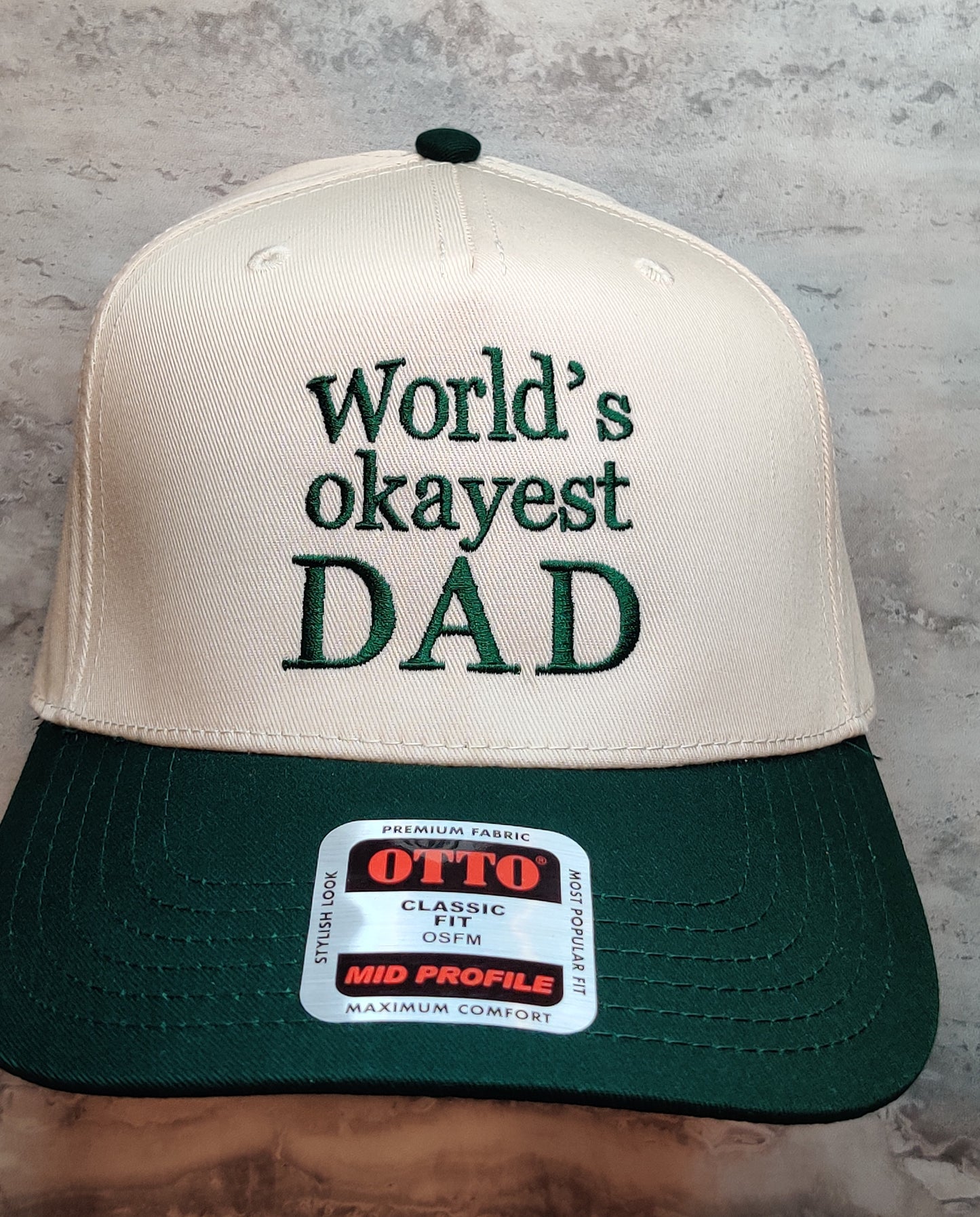 World's Okayest Dad Trucker Hat