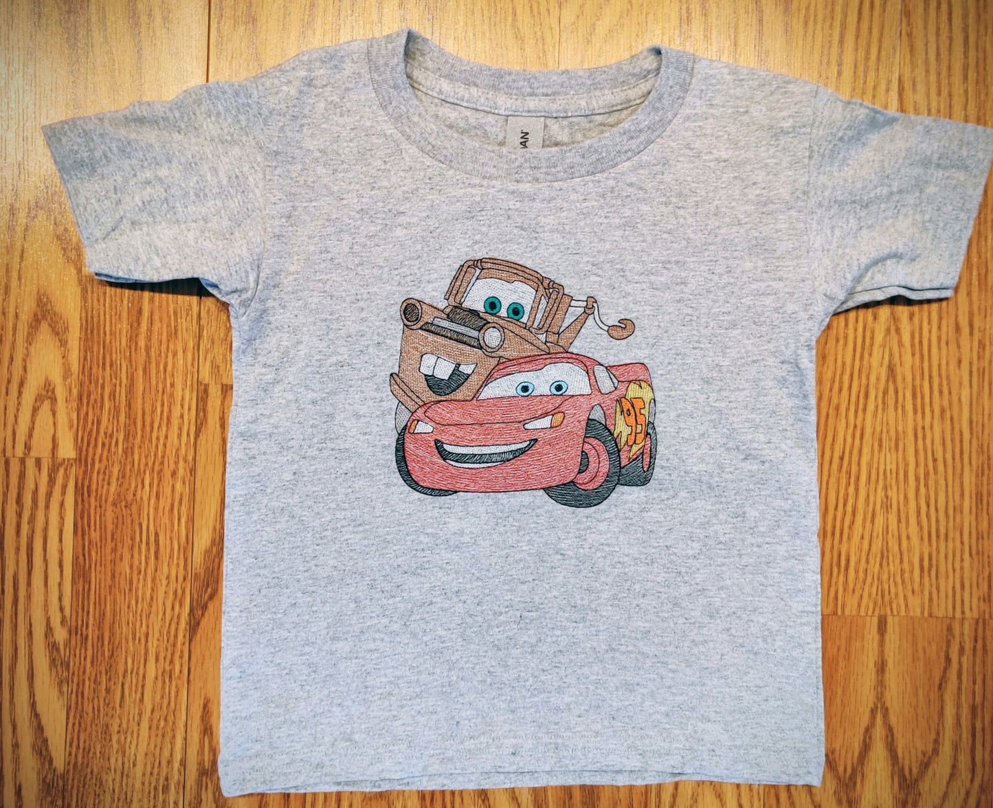 Cartoon Race Car and Tow Truck