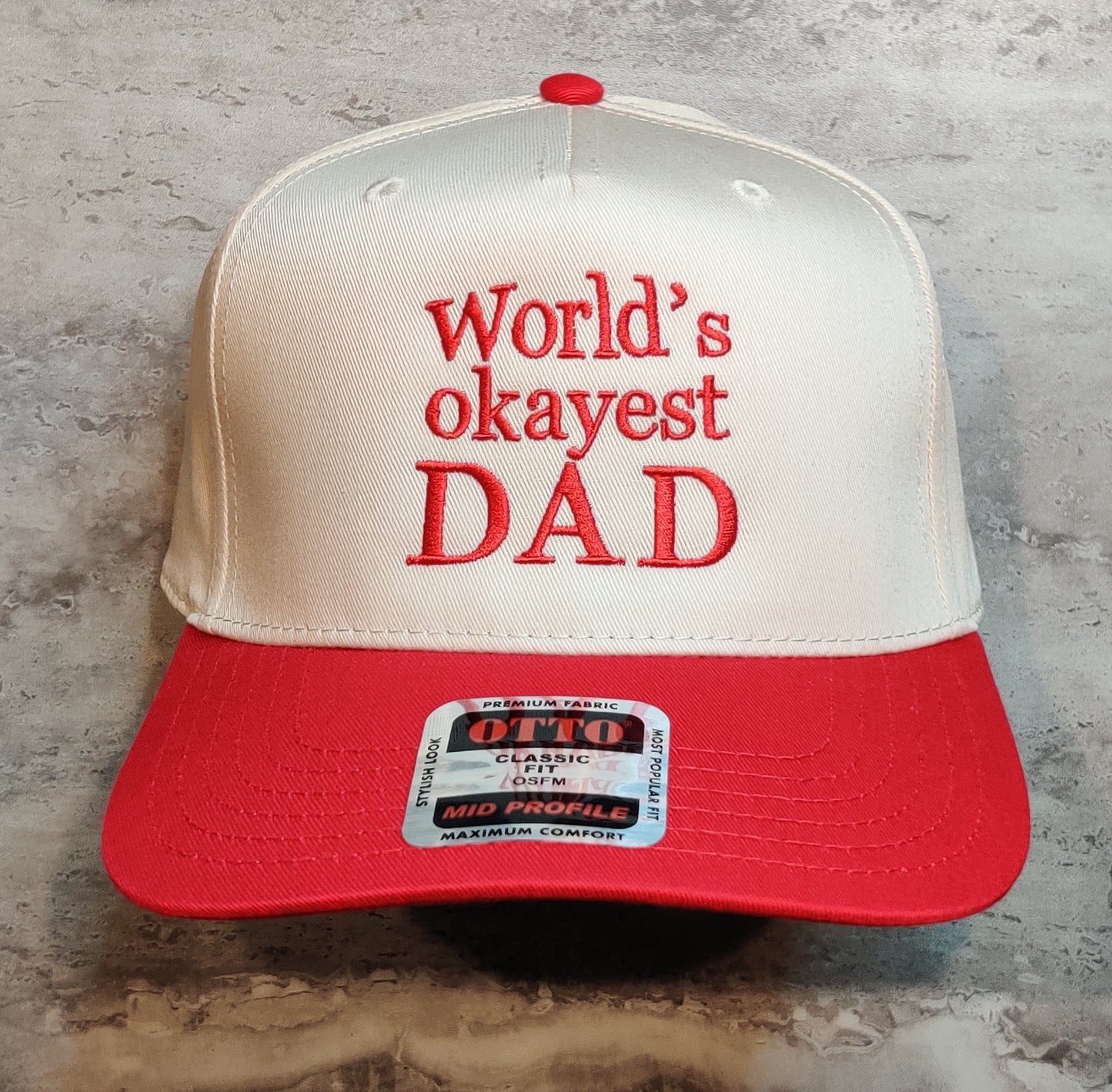 World's Okayest Dad Trucker Hat