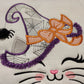 Youth Cat Witch Halloween sweatshirt