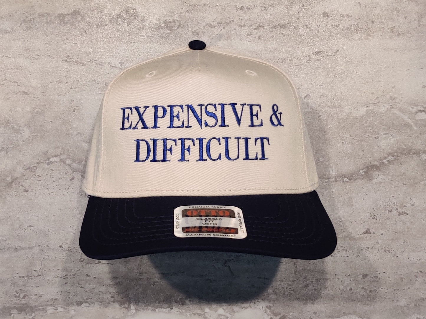 Expensive & Difficult Canvas Trucker Hat