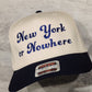 New York or Nowhere Canvas Baseball Hat