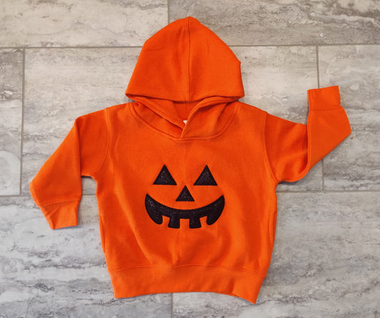 Toddler Jack-O-Latern hooded sweatshirt