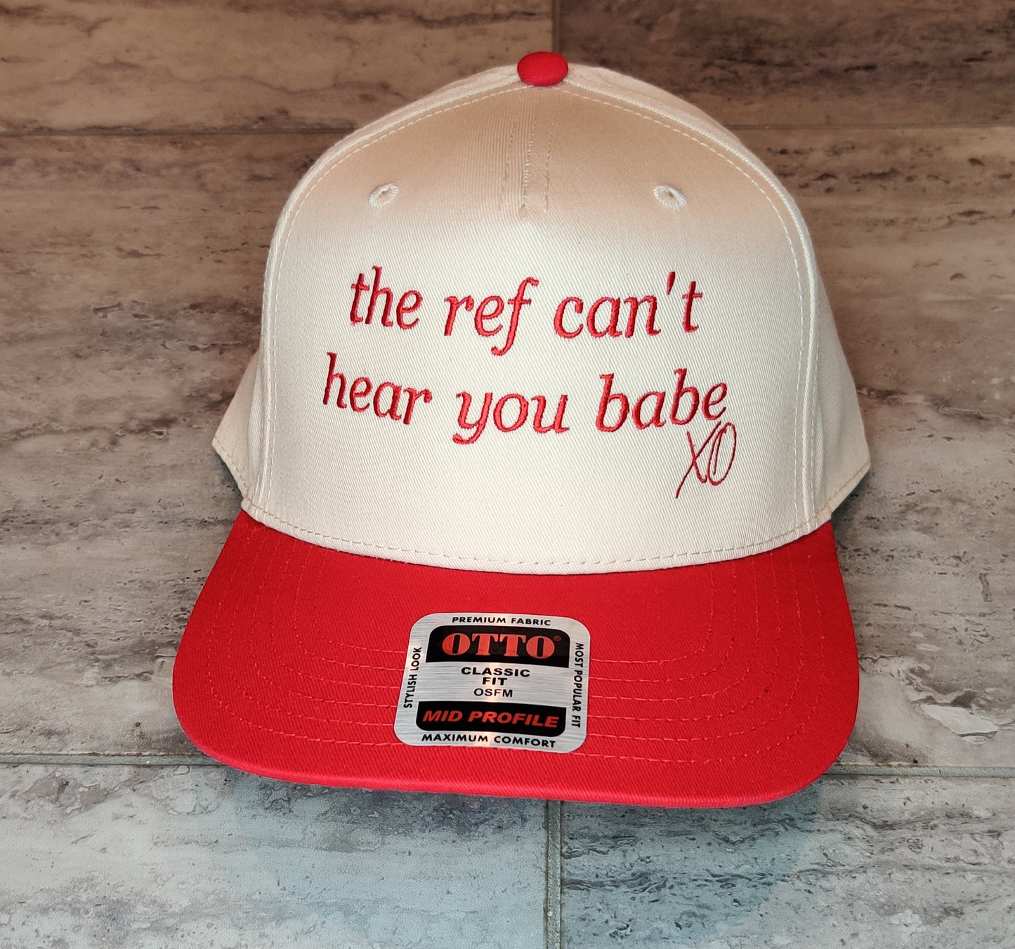 the ref can't hear you babe XO