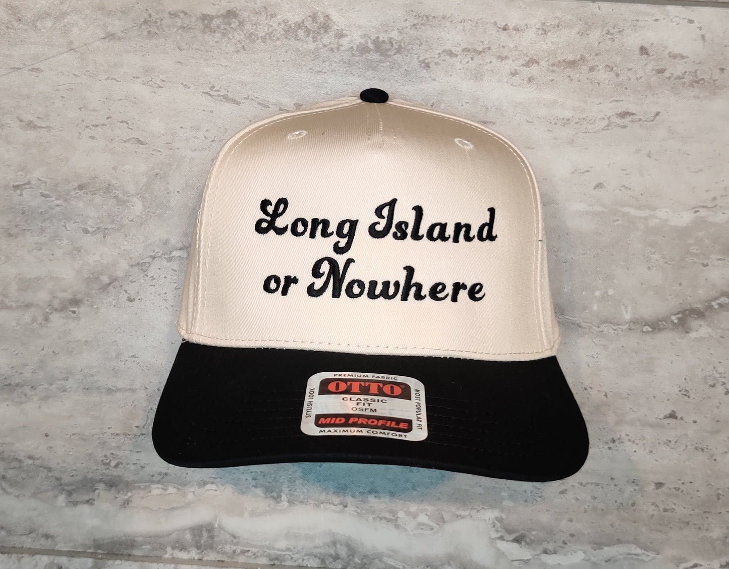 Long Island or Nowhere Canvas Trucker Hat